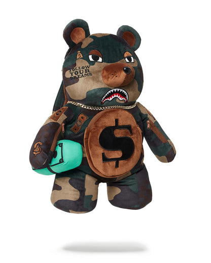 CAMOCHECK MONEYBEAR TEDDYBEAR BACKPACK