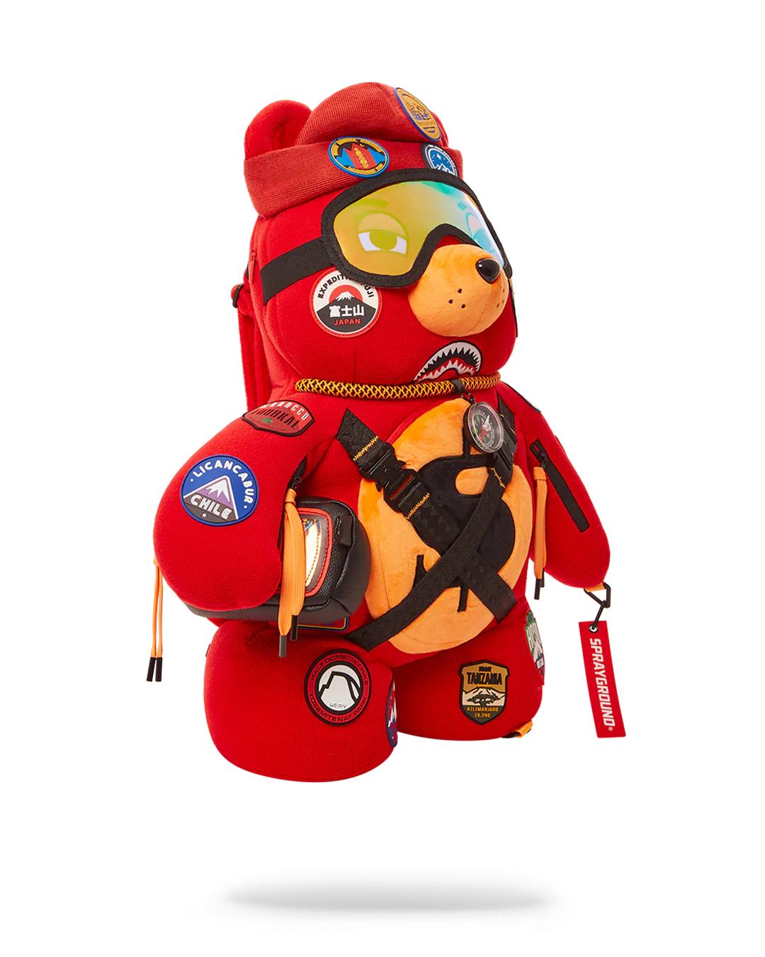THE GLOBAL EXPEDITION MONEYBEAR TEDDYBEAR BACKPACK