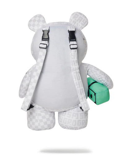 SPLIT THE CHECK (PEARL) MONEYBEAR TEDDYBEAR BACKPACK