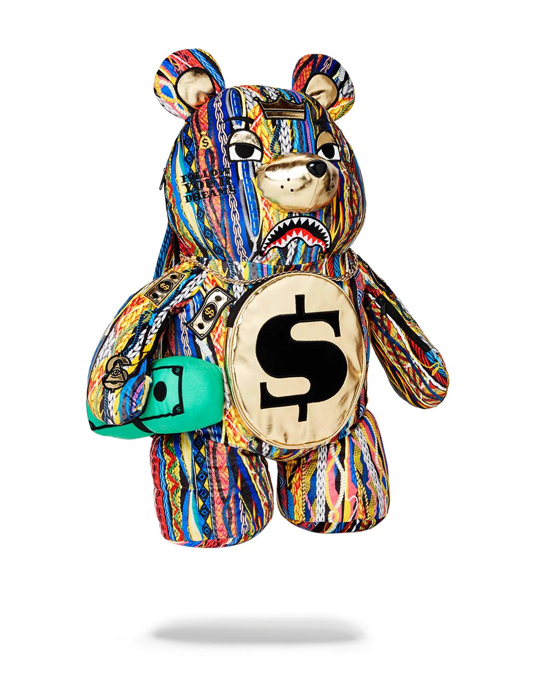 THE GOLDEN AGE MONEYBEAR TEDDYBEAR BACKPACK