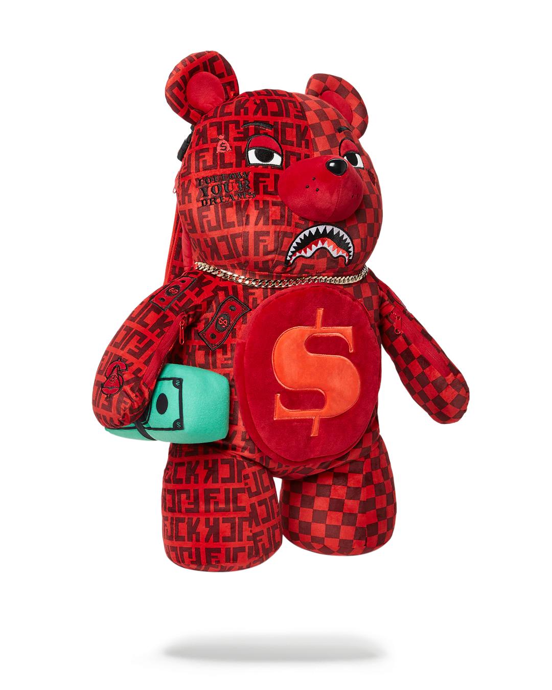VENI VIDI VICI MONEYBEAR TEDDYBEAR BACKPACK