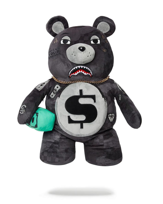3AM NEVER SLEEP MONEYBEAR TEDDYBEAR BACKPACK