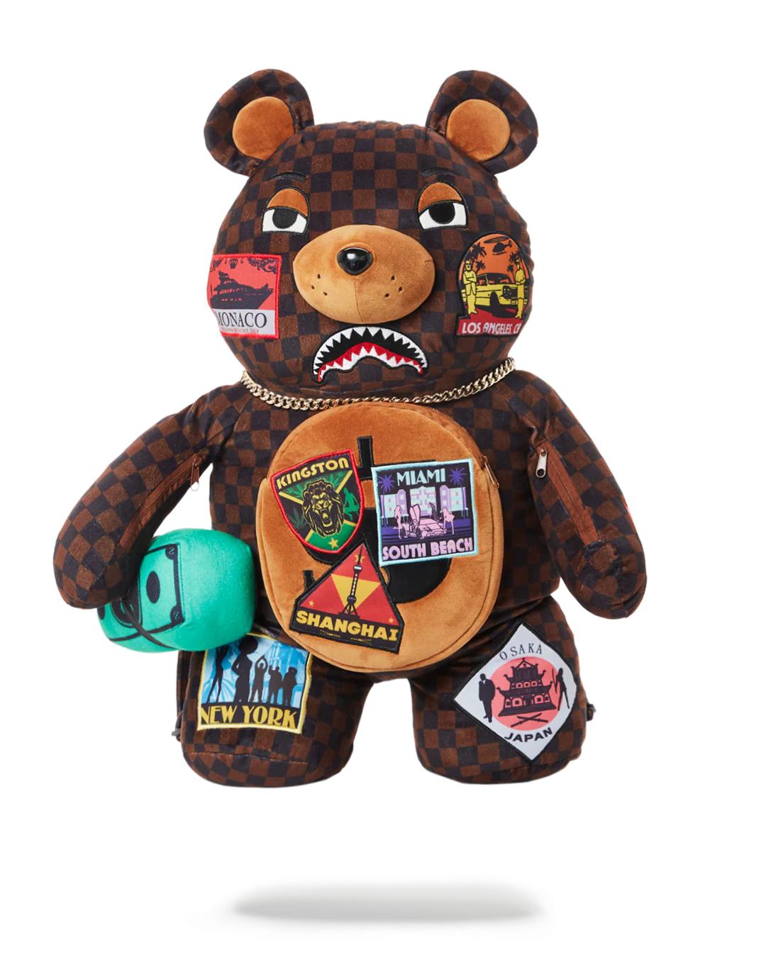 GLOBAL MOGUL MONEYBEAR TEDDYBEAR BACKPACK