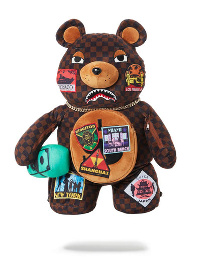 GLOBAL MOGUL MONEYBEAR TEDDYBEAR BACKPACK