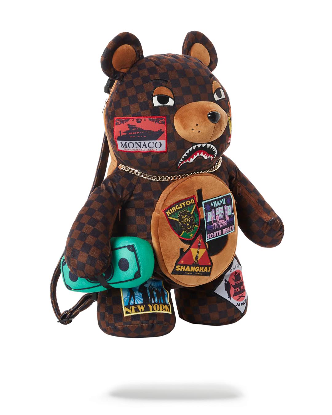 GLOBAL MOGUL MONEYBEAR TEDDYBEAR BACKPACK