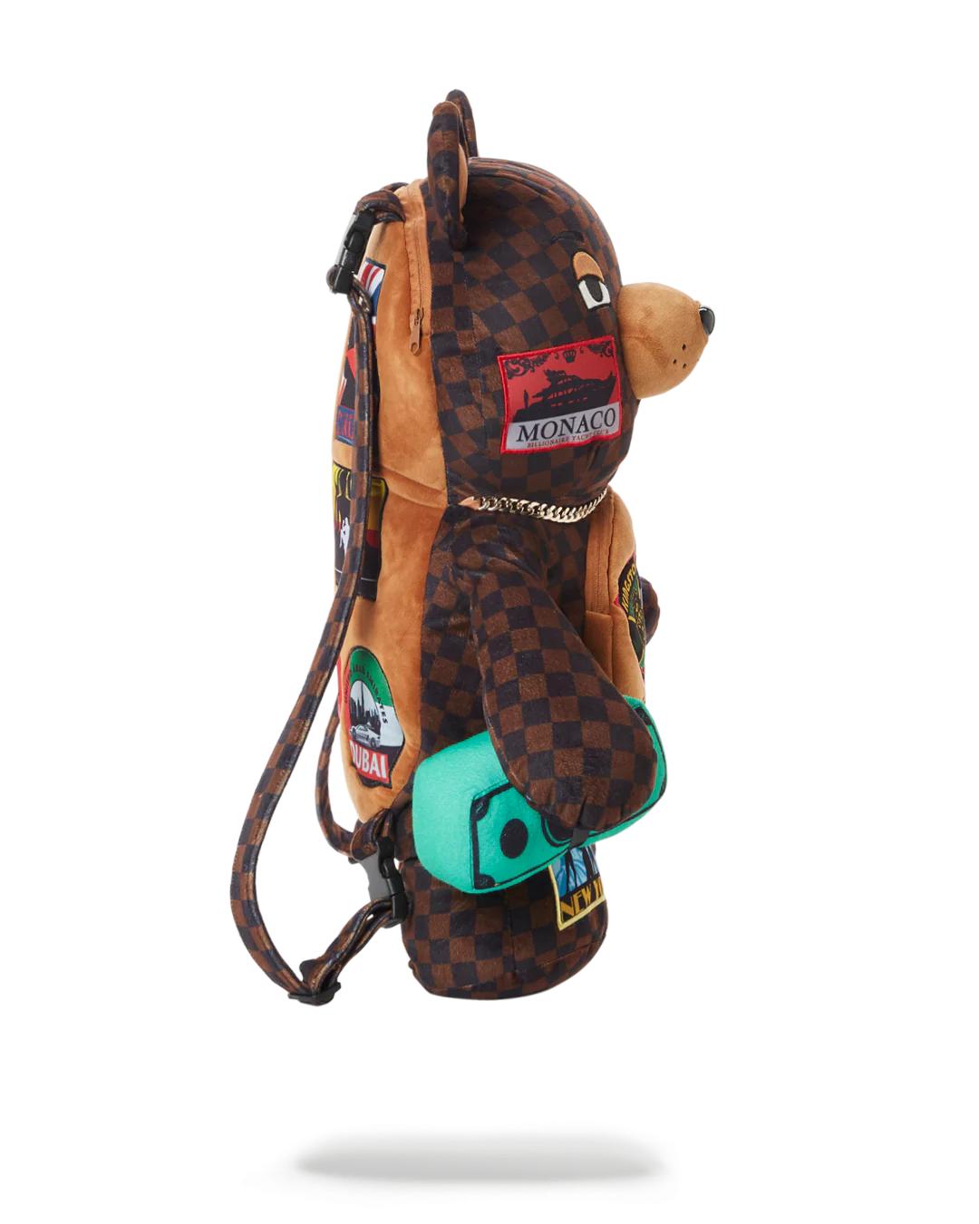 GLOBAL MOGUL MONEYBEAR TEDDYBEAR BACKPACK