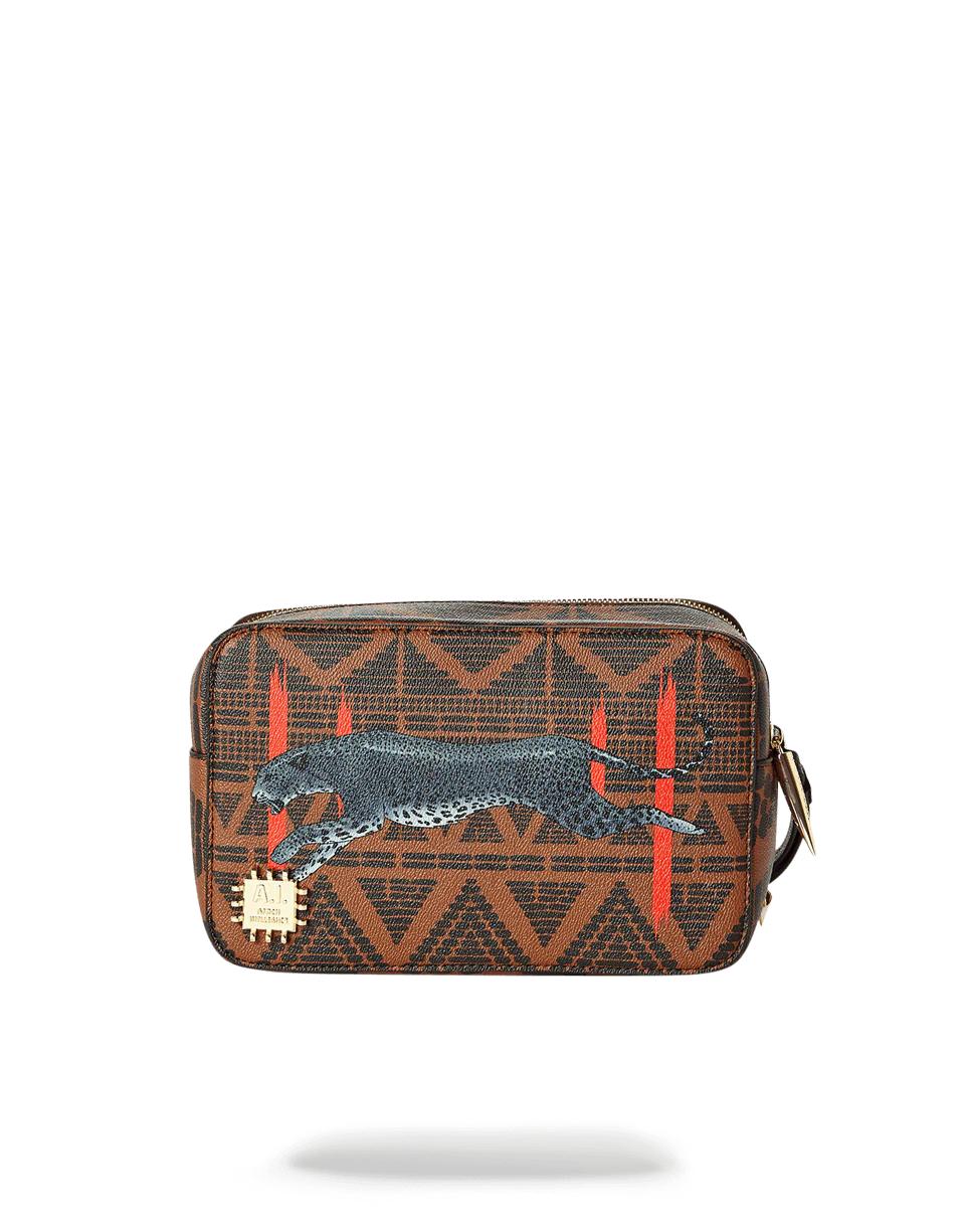 LEOPARDS IN PARIS TOILETRY AKA MONEY BAG