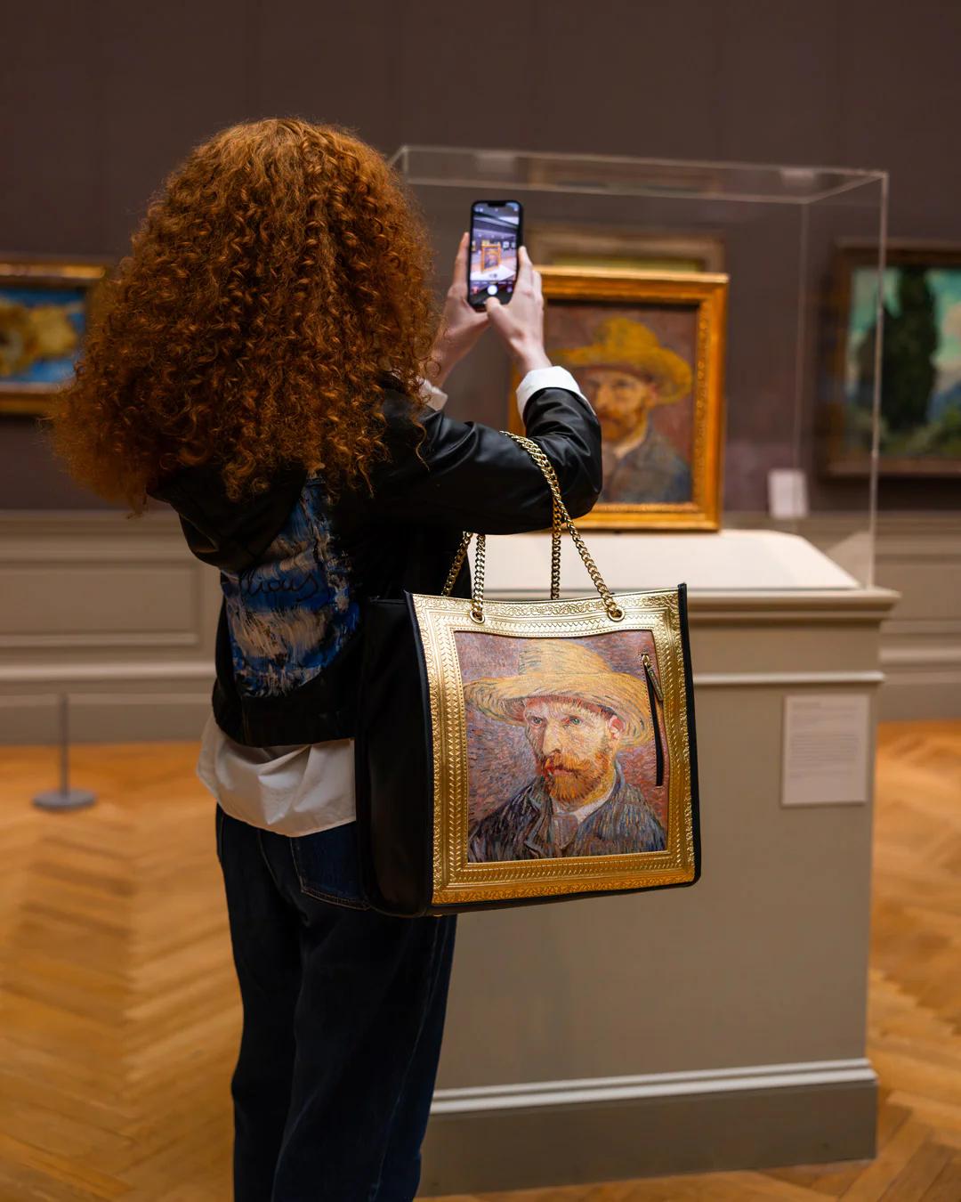 THE MET VAN GOGH FRAMED SELF-PORTRAIT TOTE