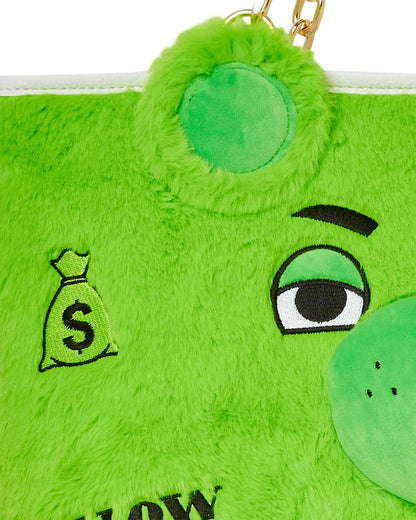 PLUSH MONEYBEAR TOTE (GREEN)