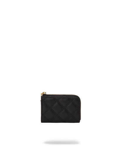 NOIR QUILT GOLD CHAIN SHARK WALLET