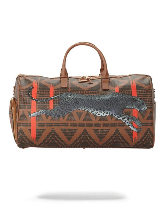 LEOPARDS IN PARIS DUFFLE