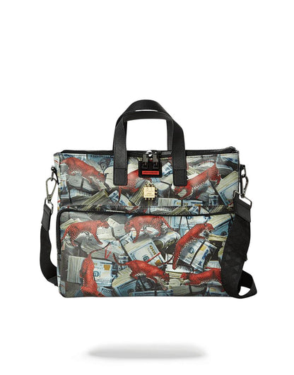 RED LEOPARD MONEY TRAVEL CASE