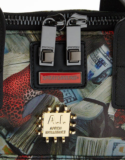 RED LEOPARD MONEY TRAVEL CASE