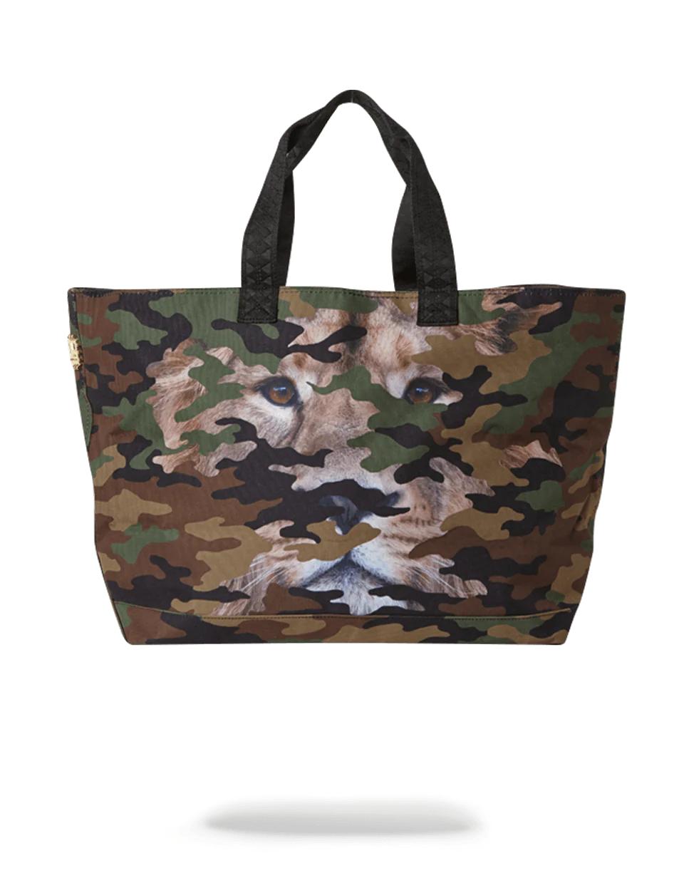 LION CAMO TOTE BAG