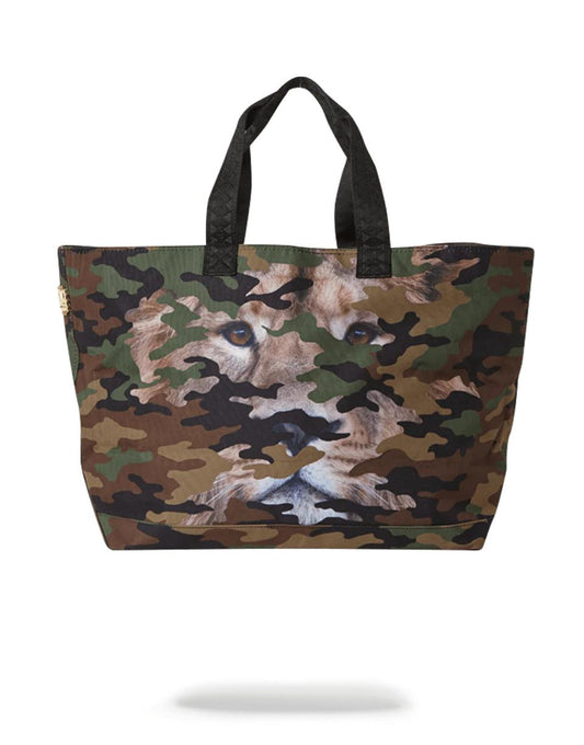 LION CAMO TOTE BAG