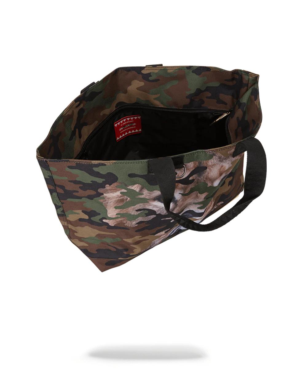 LION CAMO TOTE BAG