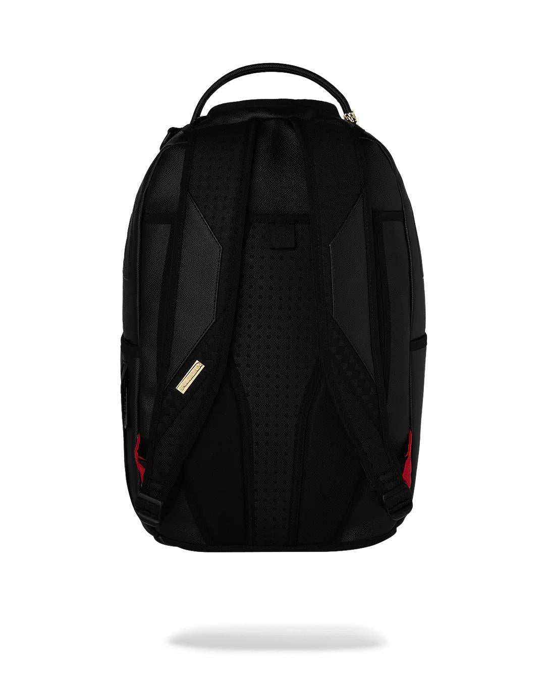 GOLD BRICK DRIP BLACK BACKPACK