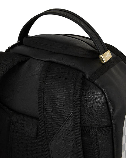 SHARK CENTRAL CREAM BLACK CHECK BACKPACK