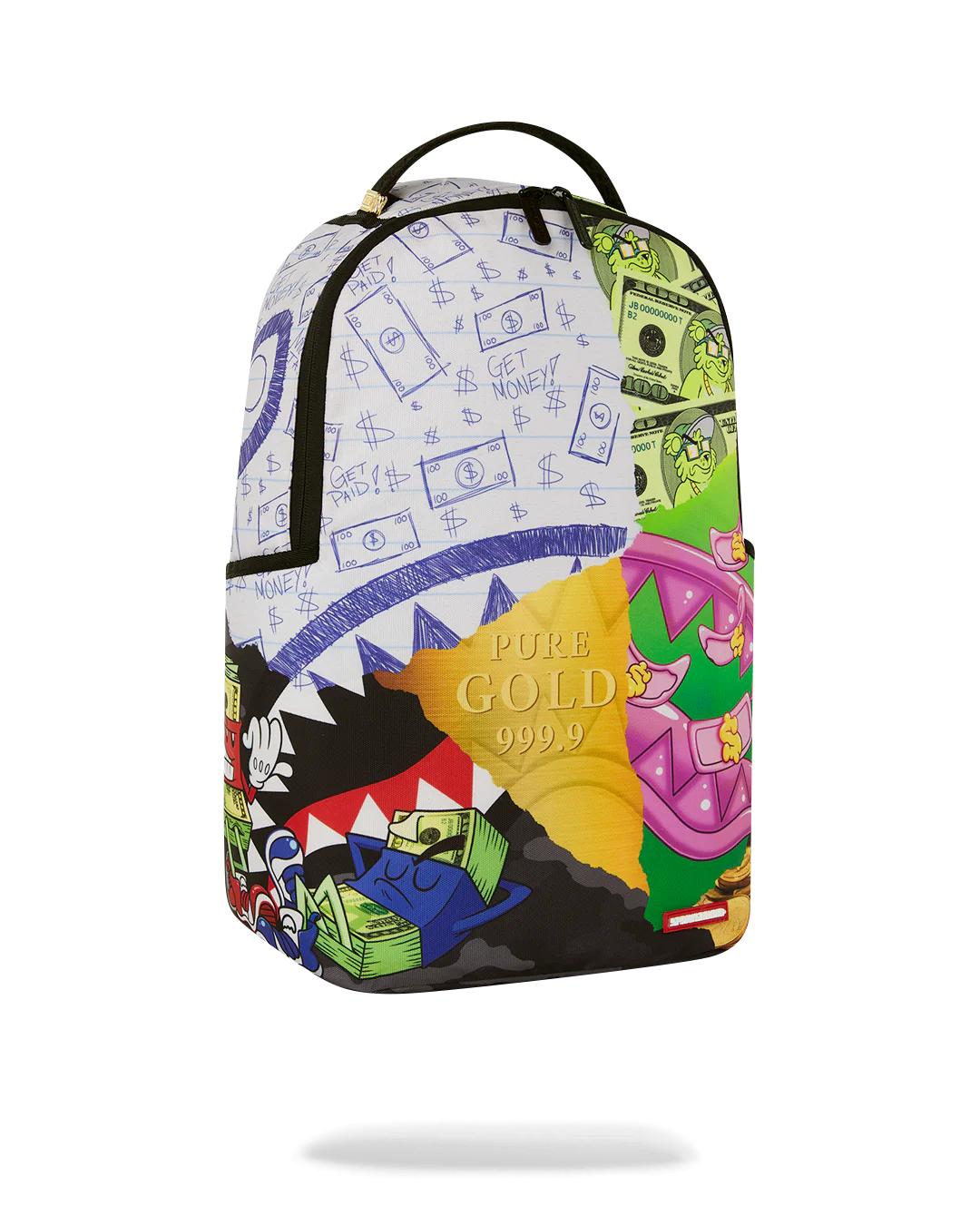 MEAN MONEY COLLAGE BACKPACK