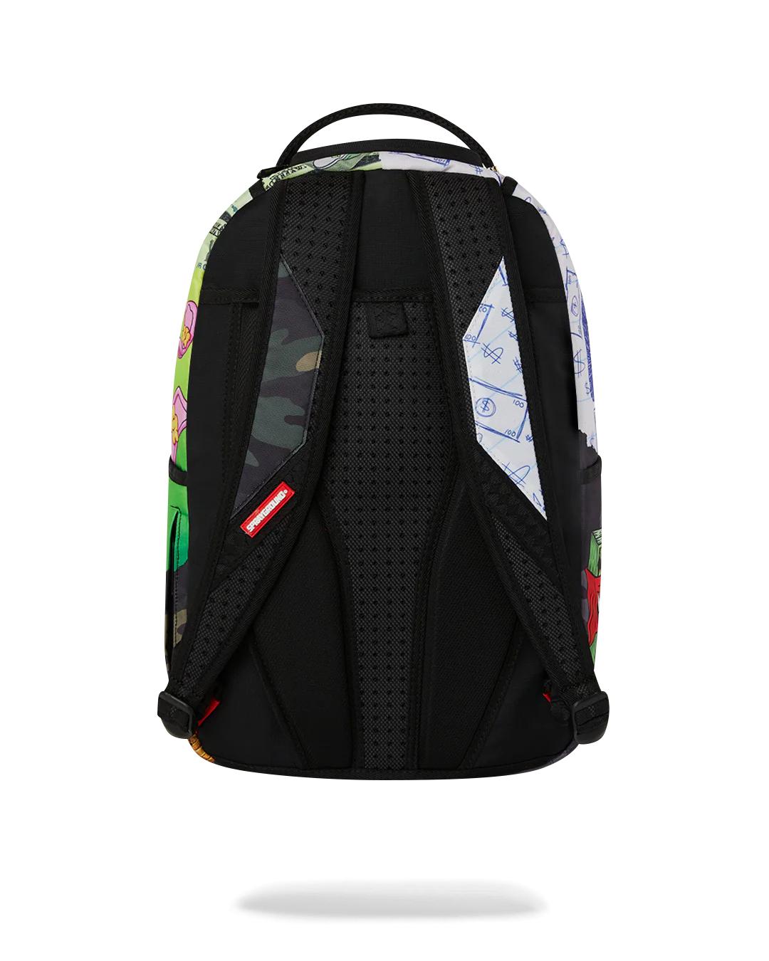MEAN MONEY COLLAGE BACKPACK