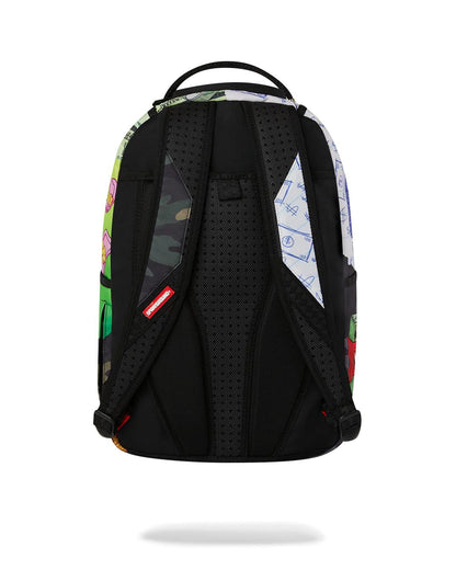 MEAN MONEY COLLAGE BACKPACK