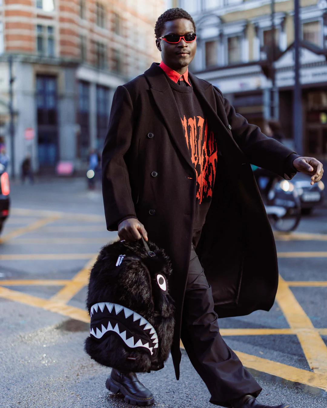 FURZILLA SHARK (NIGHT) BACKPACK