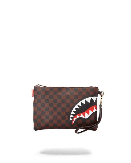 CHECKS IN CAMOFLAUGE CROSSOVER CLUTCH