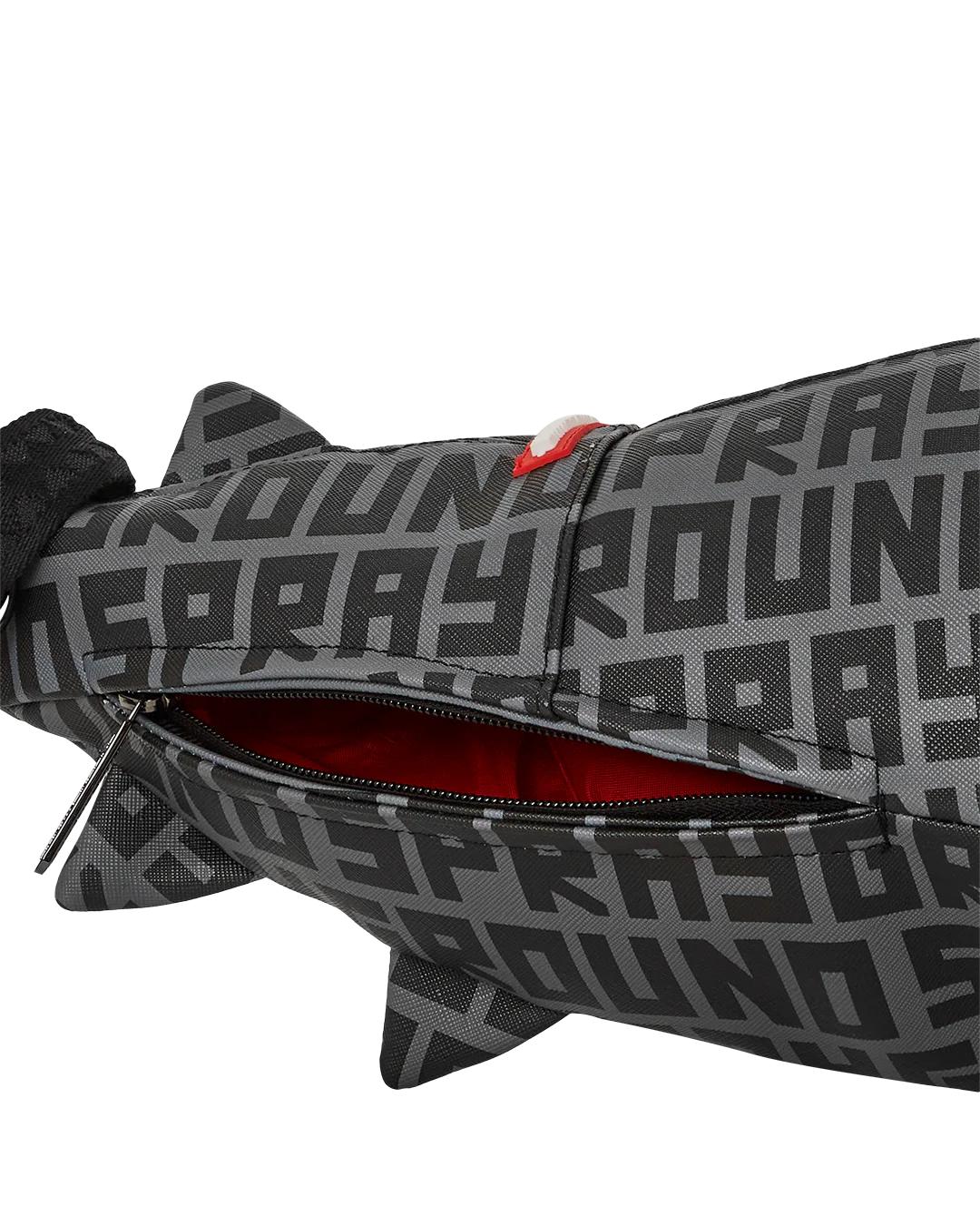 SHARKFINITY STEALTH PILOT SHARK SHAPE DUFFLE