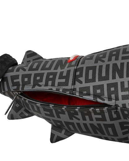 SHARKFINITY STEALTH PILOT SHARK SHAPE DUFFLE