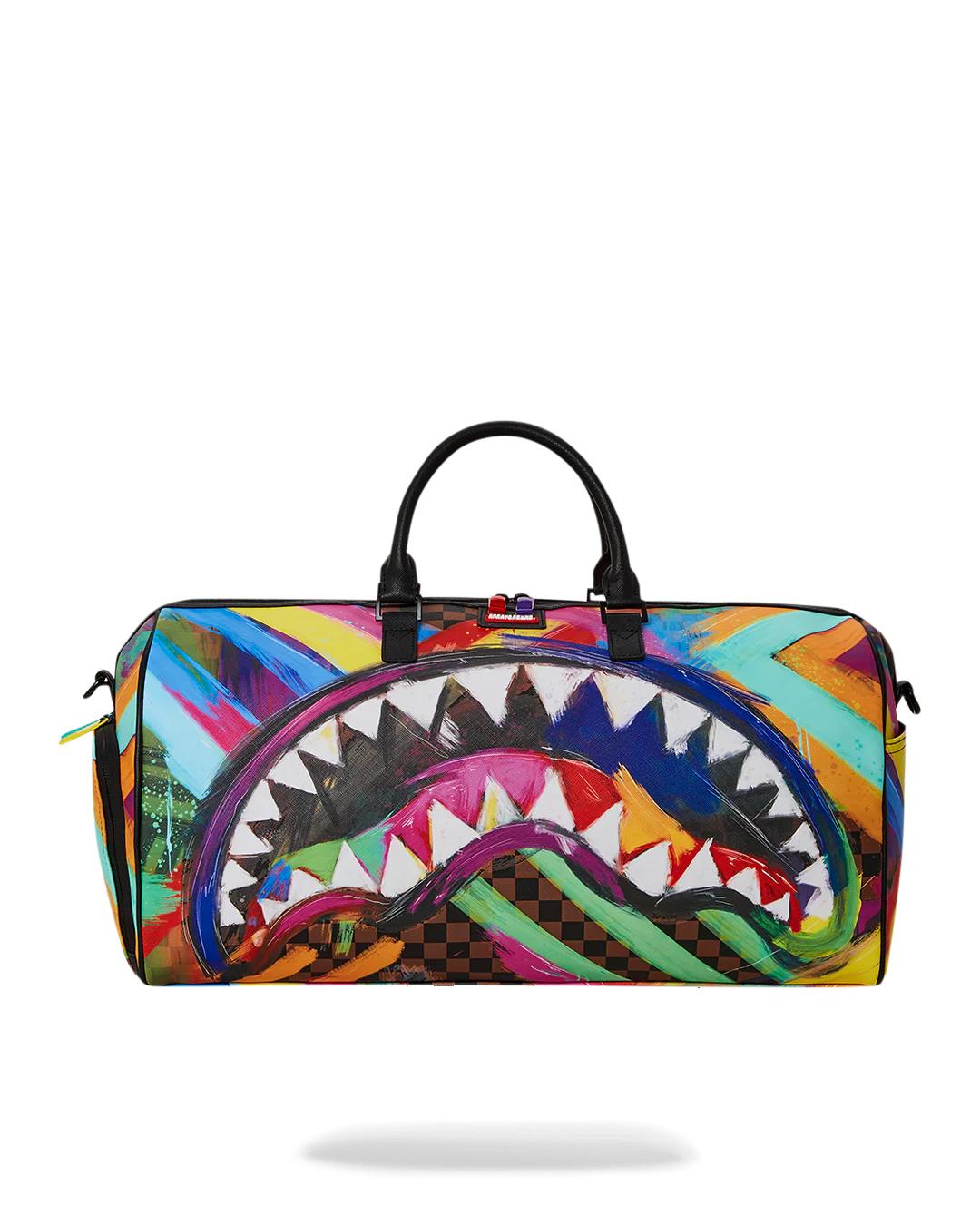 SHARKS IN PARIS CITY STREAKS DUFFLE