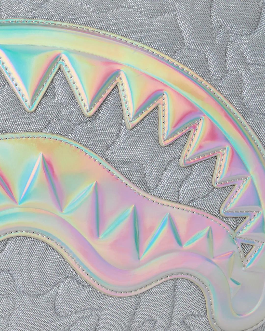 MIRASHAKU IRIDESCENT QUILT DUFFLE