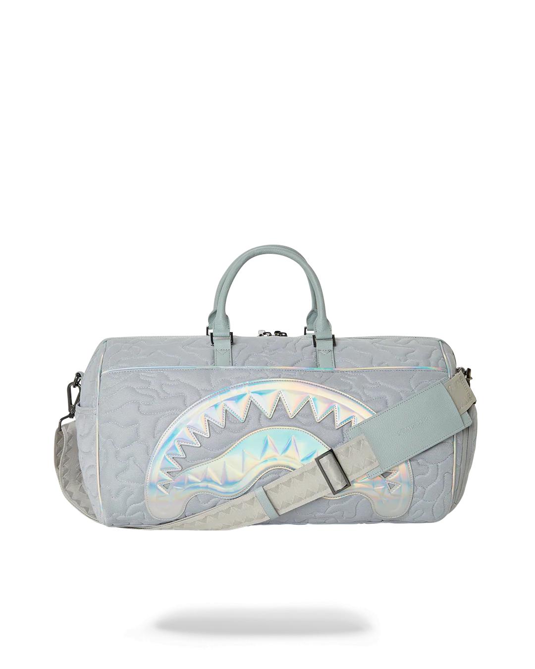 MIRASHAKU IRIDESCENT QUILT DUFFLE