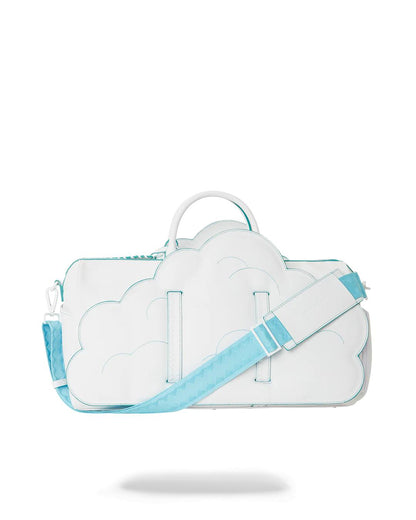 CLOUDY WITH A CHANCE OF SHARK DUFFLE