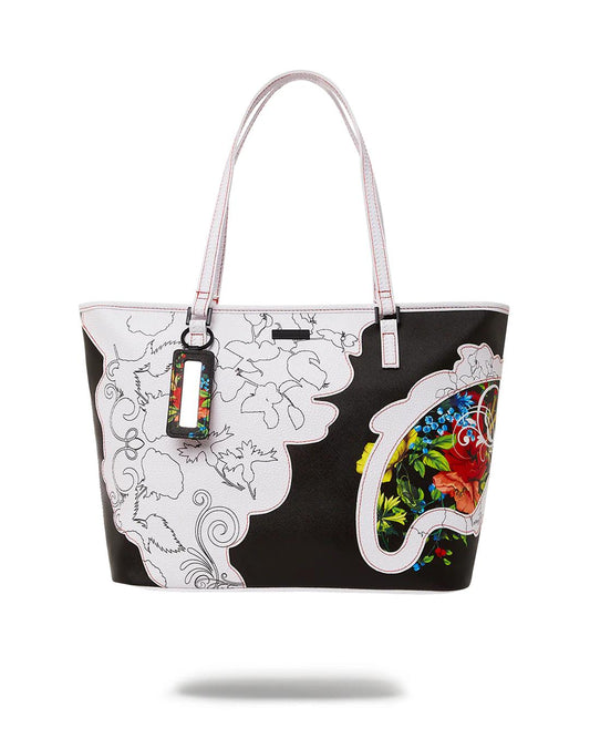 THE FLORAL CUT TOTE