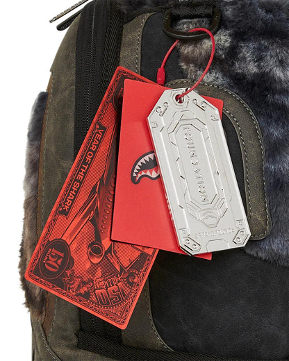 FOUNDATION DAYS FUR COAT SHARK BACKPACK