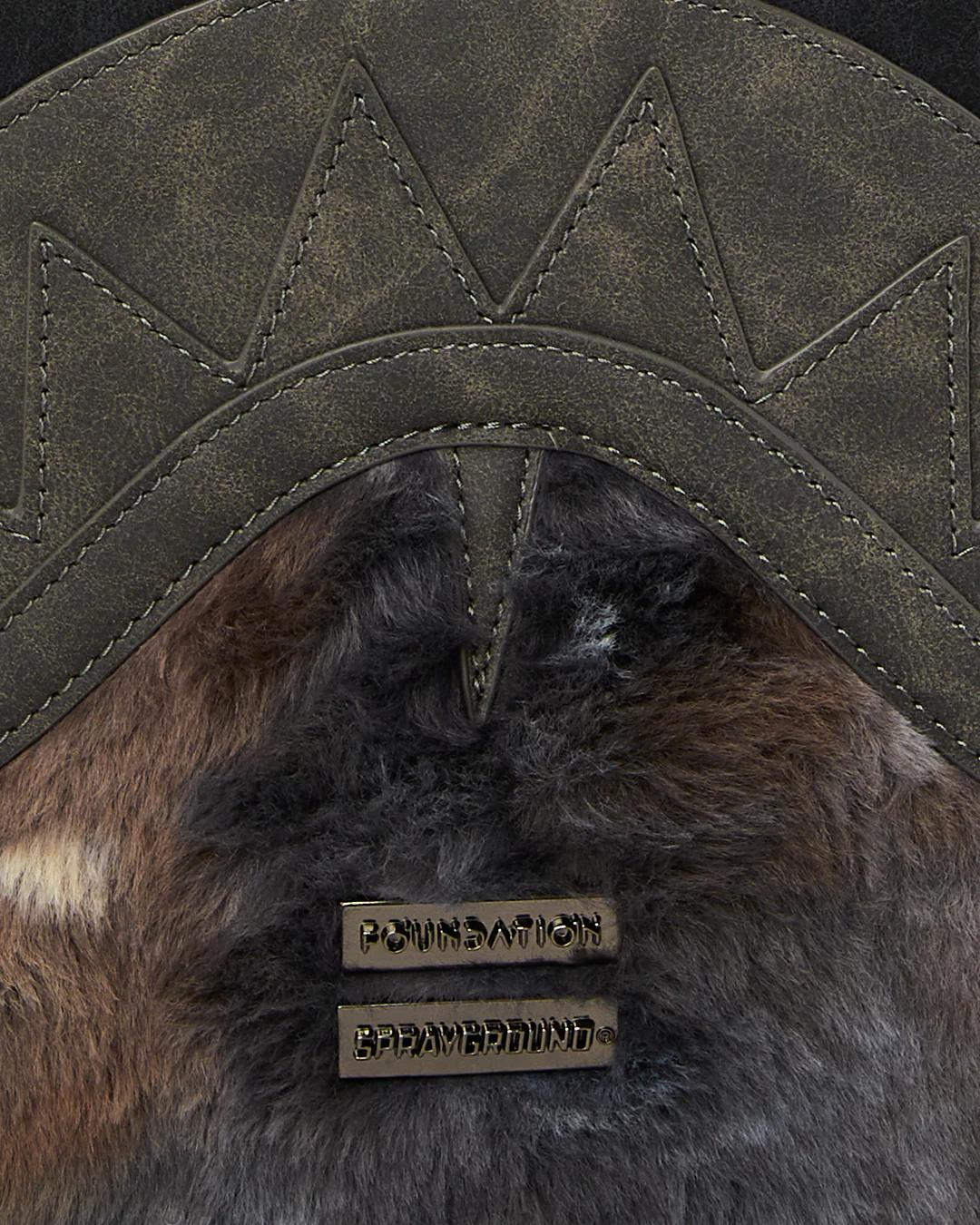 FOUNDATION DAYS FUR COAT SHARK BACKPACK