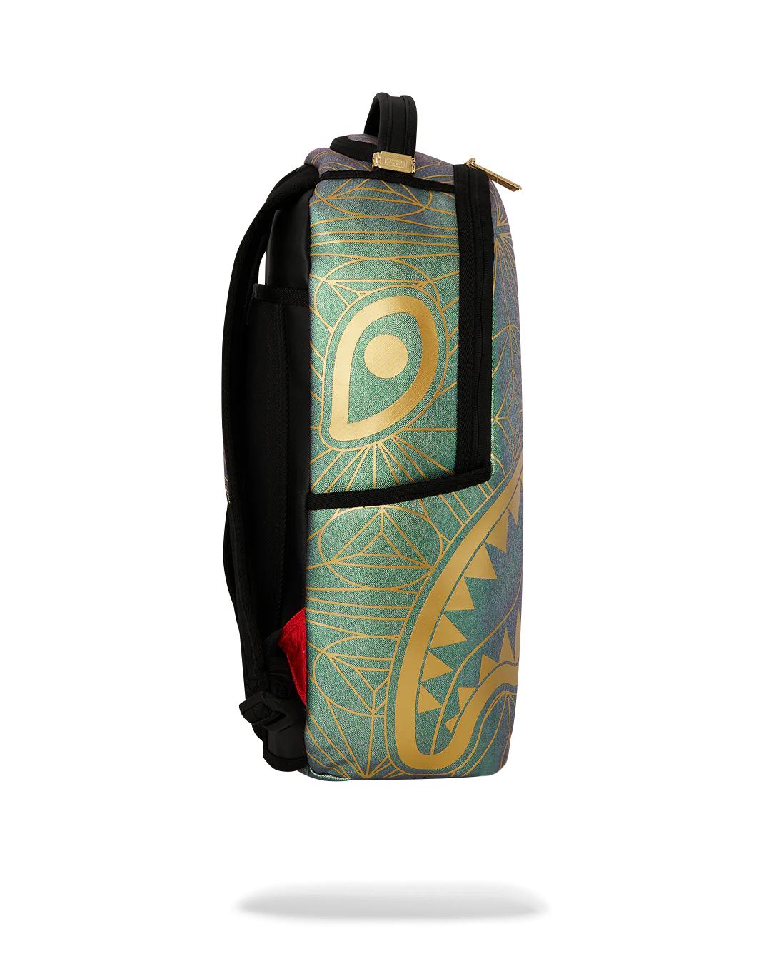 FOUNDATION CRYSTAL IRIDESCENT SHARK BACKPACK