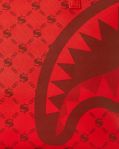MONEY PATTERN BRICK TOTE