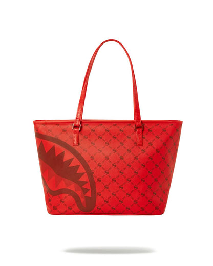 MONEY PATTERN BRICK TOTE