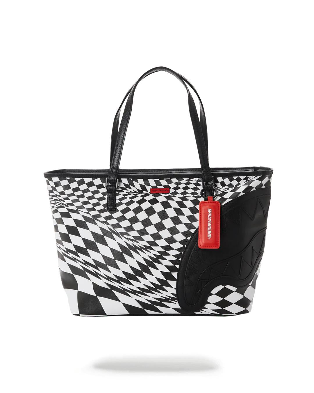 TRIPPY CHECK TOTE