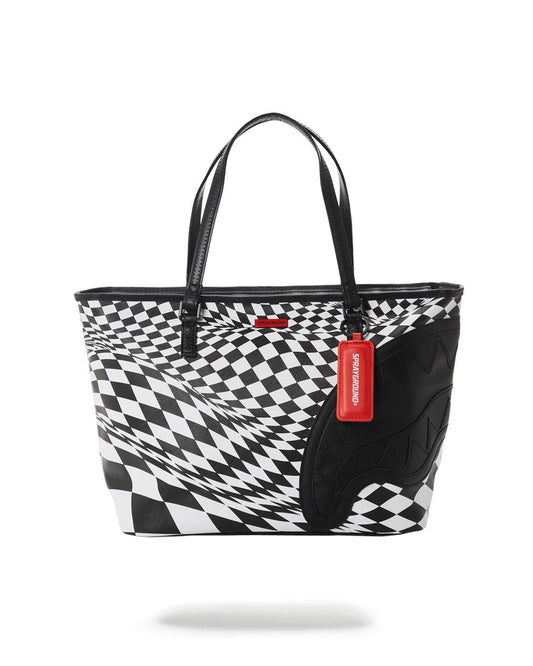 TRIPPY CHECK TOTE
