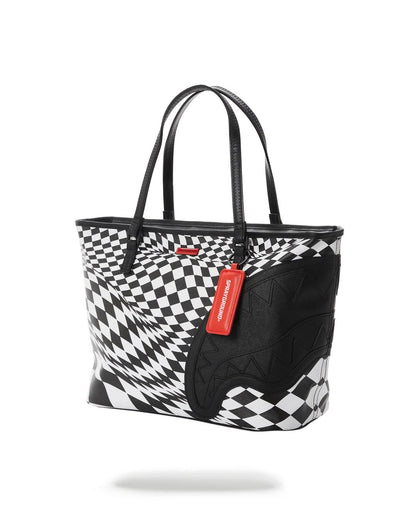 TRIPPY CHECK TOTE