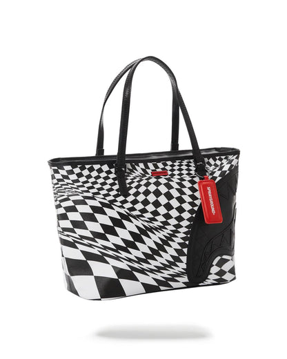 TRIPPY CHECK TOTE