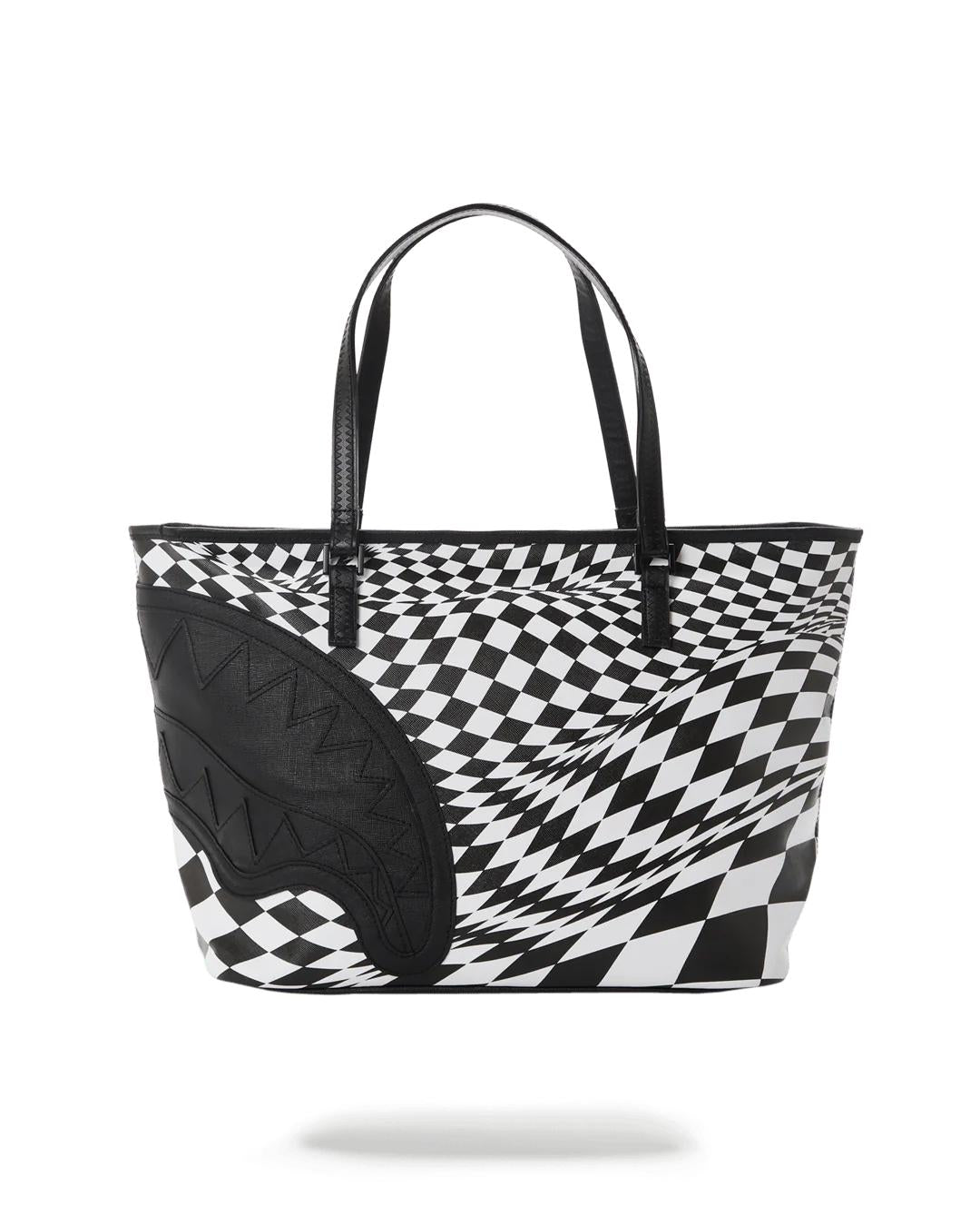 TRIPPY CHECK TOTE