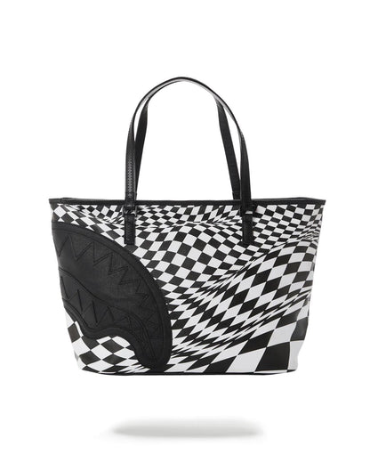 TRIPPY CHECK TOTE