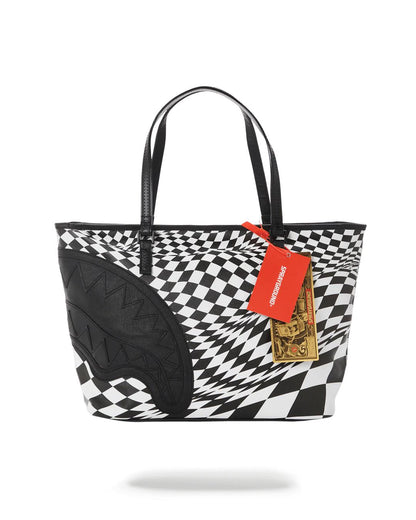 TRIPPY CHECK TOTE