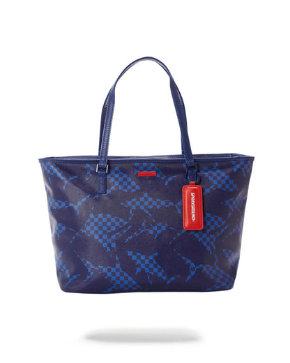 SHARK CHECK (BLUE) TOTE