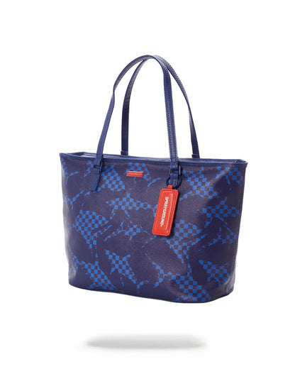 SHARK CHECK (BLUE) TOTE
