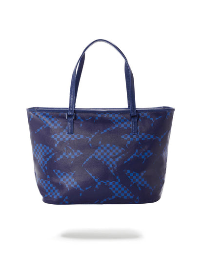SHARK CHECK (BLUE) TOTE
