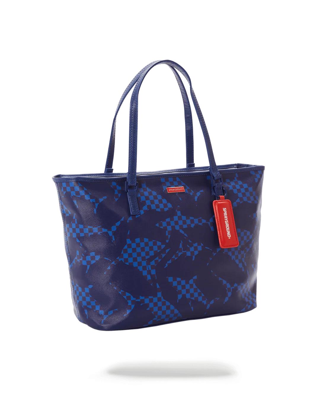 SHARK CHECK (BLUE) TOTE